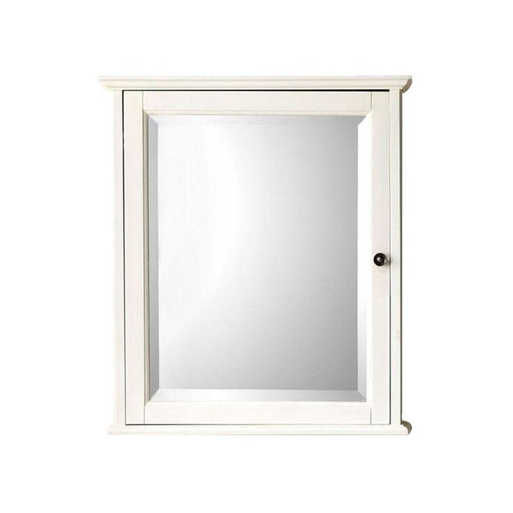 Hamilton 23-3/4 in. W x 27 in. H x 8 in. D Framed Surface-Mount Bathroom Medicine Cabinet in Ivory
