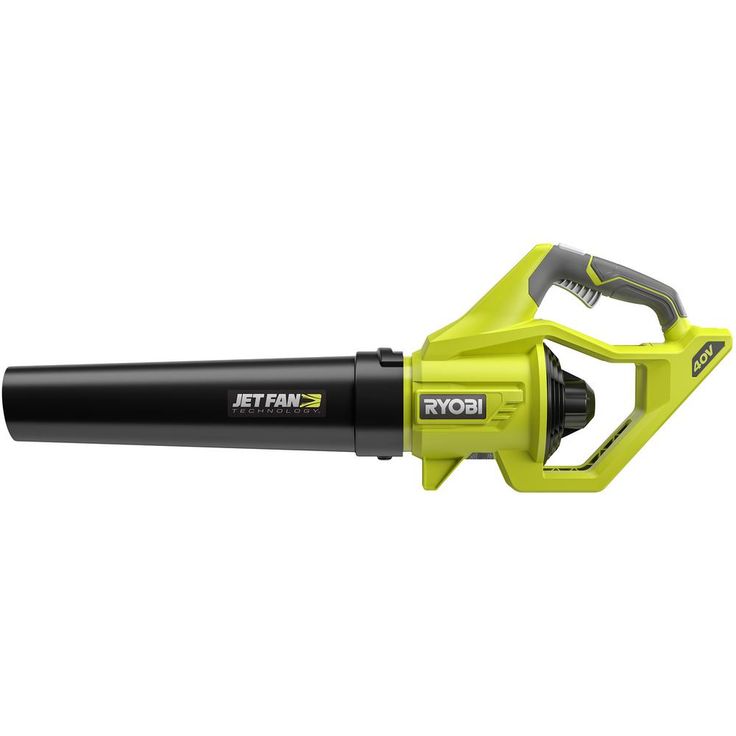 RYOBI 110 MPH 500 CFM Variable-Speed 40-Volt Lithium-Ion Cordless Battery Jet Fan Leaf Blower (Tool Only)