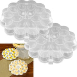 Deviled Egg Trays with Snap On Lids Holds 36 Eggs (Set of 2)