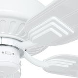 Barrow Island 52 in. Indoor/Outdoor White Ceiling Fan