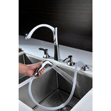 Soave Series 2-Handle Standard Kitchen Faucet in Polished Chrome - Super Arbor