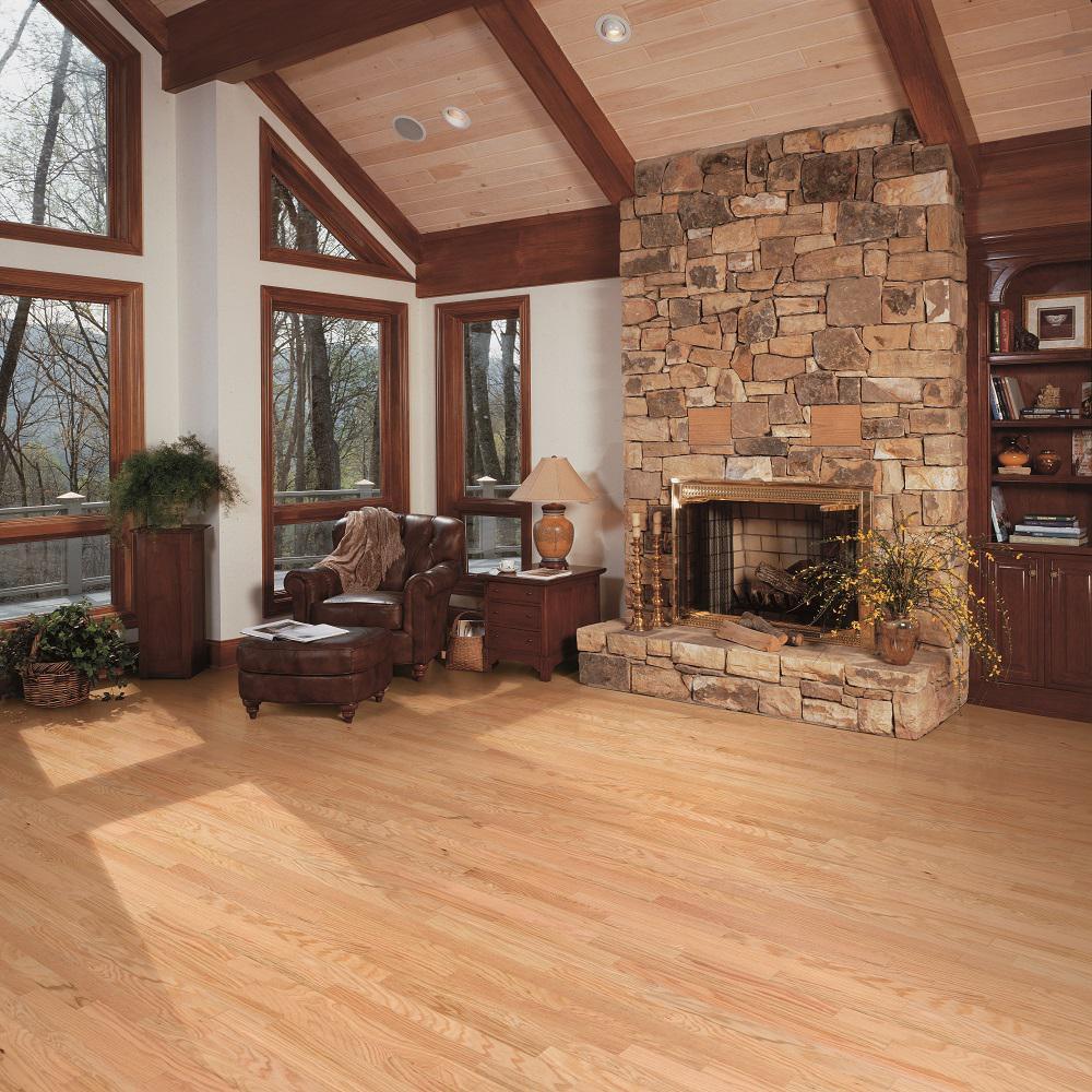 Blue Ridge Hardwood Flooring Red Oak Natural 3/4 in. Thick x 2-1/4 in. Wide x Random Length Solid Hardwood Flooring (18 sq. ft. / case) - Super Arbor