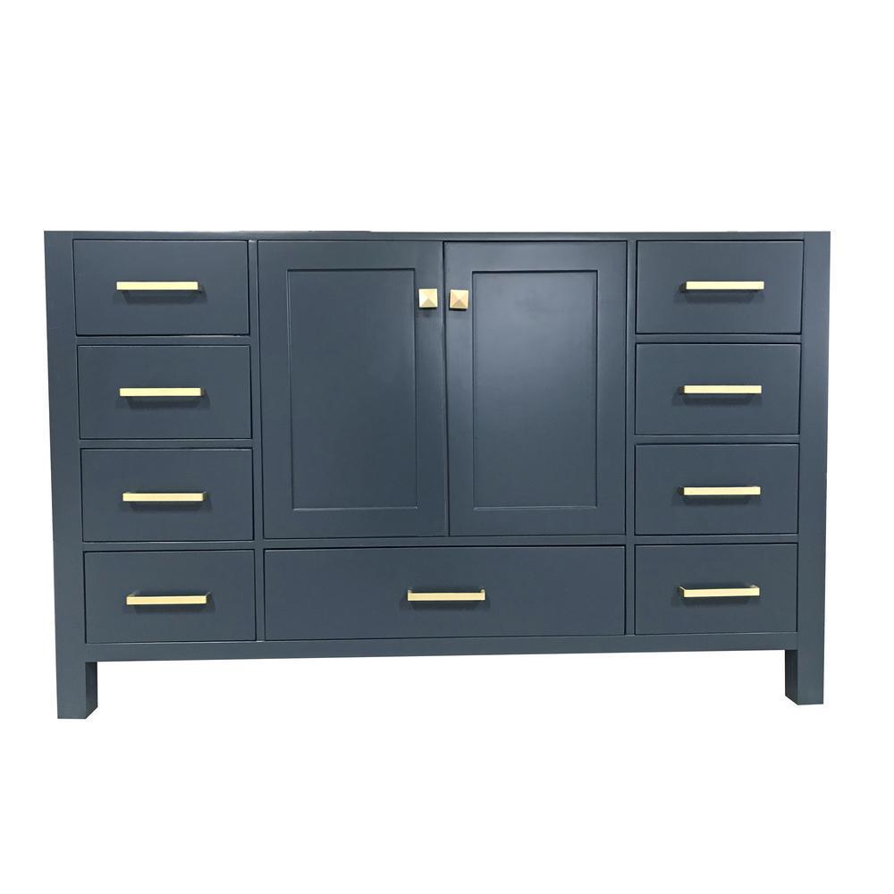 Cambridge 42 in. W Vanity Cabinet Only in White - Super Arbor