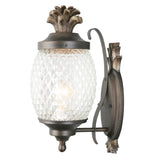 Portfolio 15.25-in H Brushed Bronze Medium Base (E-26) Outdoor Wall Light