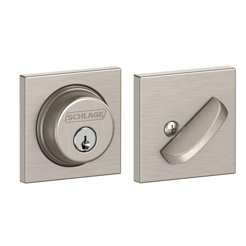 Collins Matte Black Single Cylinder Deadbolt - Super Arbor