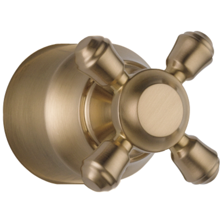 Delta Champagne Bronze Cross Bathtub Faucet Handle
