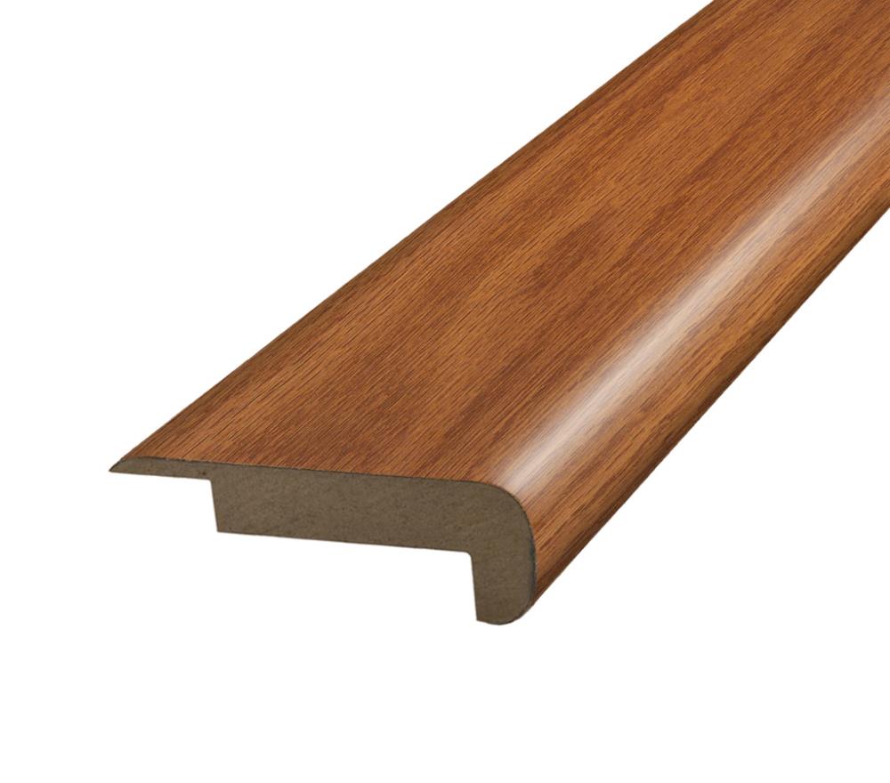SimpleSolutions 2.37-in x 78.7-in Toffee Oak Prefinished Stair Nosing