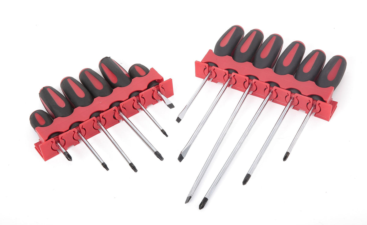 Project Source Screwdriver 12-Piece Rubber Handle Screwdriver Set