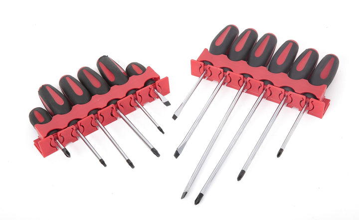 Project Source Screwdriver 12-Piece Rubber Handle Screwdriver Set