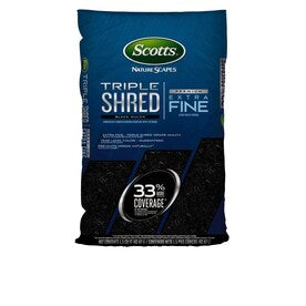 Scotts Nature Scapes Triple Shred 1.5-cu ft Black Mulch - Super Arbor