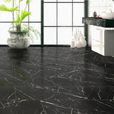 Aashini Black 16 in. x 32 in. Polished Porcelain Floor and Wall Tile (14.20 sq. ft./Case)