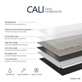 CALI Longboards Oceanic Oak Gray 20-mil x 9-in W x 70-in L Waterproof Interlocking Luxury Vinyl Plank Flooring (26.62-sq ft/ Carton)