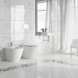 St. Tropez Elongated Toilet Bowl Only in Glossy White - Super Arbor