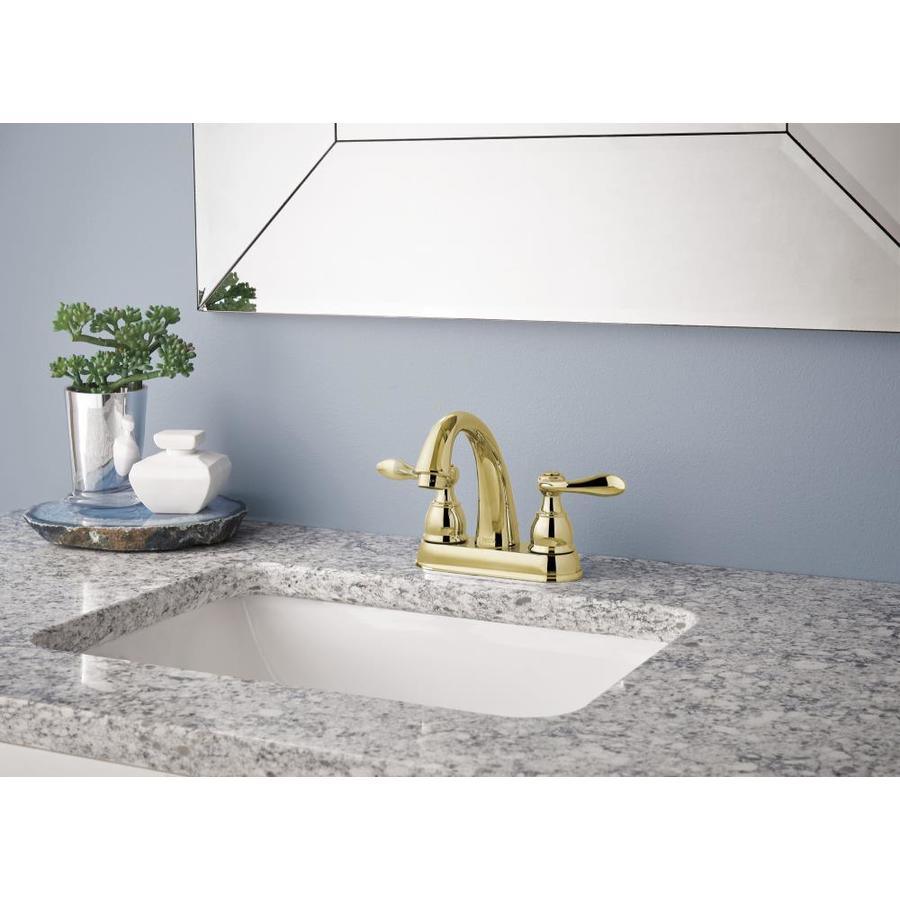 Delta Windemere Oil-Rubbed Bronze 2-handle 4-in Centerset WaterSense Bathroom Sink Faucet with Drain - Super Arbor