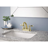 Delta Windemere Oil-Rubbed Bronze 2-handle 4-in Centerset WaterSense Bathroom Sink Faucet with Drain - Super Arbor