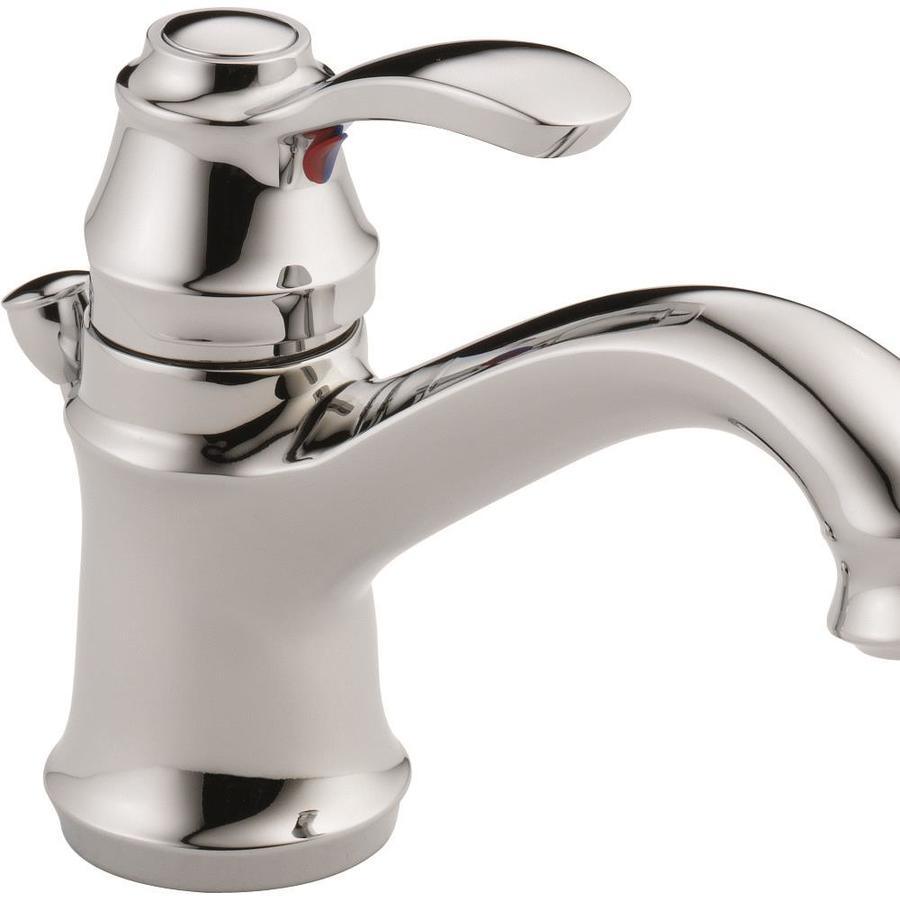 Delta Nura Stainless 1-Handle Single Hole/4-in Centerset WaterSense Bathroom Sink Faucet with Drain - Super Arbor