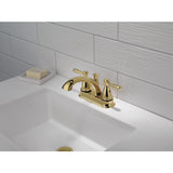 Peerless Bayside Brushed Nickel 2-handle 4-in Centerset WaterSense Bathroom Sink Faucet with Drain - Super Arbor