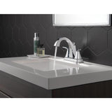 Delta Flynn Brushed Nickel 2-handle 4-in Centerset WaterSense Bathroom Sink Faucet with Drain - Super Arbor