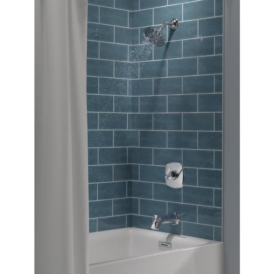 Delta Sandover Spotshield Brushed Nickel 1-Handle Bathtub and Shower Faucet - Super Arbor