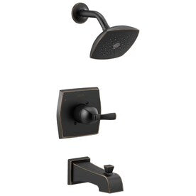 Delta Flynn 1-Handle Bathtub and Shower Faucet with Valve - Super Arbor