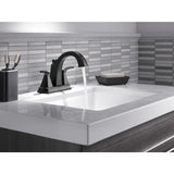 Delta Flynn Brushed Nickel 2-handle 4-in Centerset WaterSense Bathroom Sink Faucet with Drain - Super Arbor