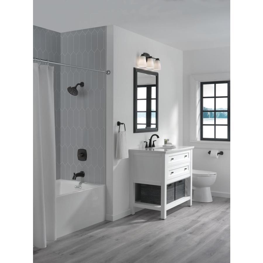 Delta Sandover Spotshield Brushed Nickel 1-Handle Bathtub and Shower Faucet - Super Arbor