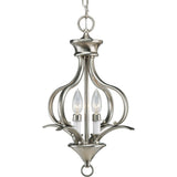 Progress Lighting Trinity 2-Light Brushed Nickel Transitional Chandelier