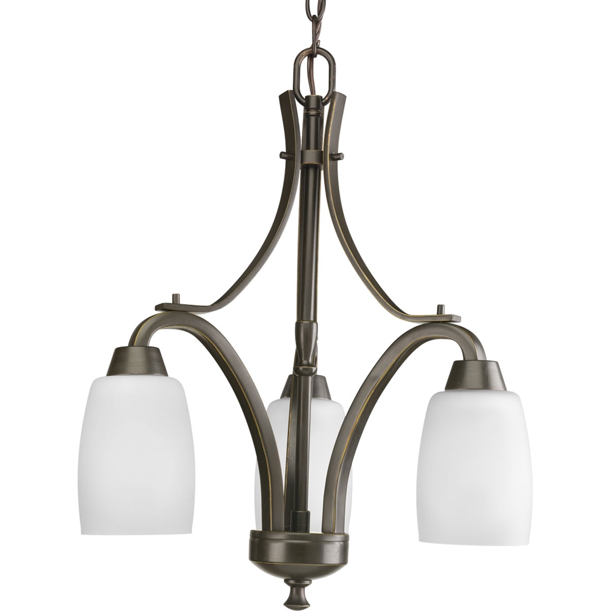 Progress Lighting Wisten 3-Light Antique Bronze Transitional Chandelier