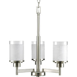 Progress Lighting Alexa 3-Light Brushed Nickel Modern/Contemporary Chandelier
