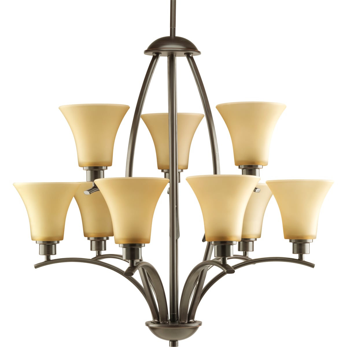 Progress Lighting Joy 9-Light Antique Bronze Traditional Chandelier