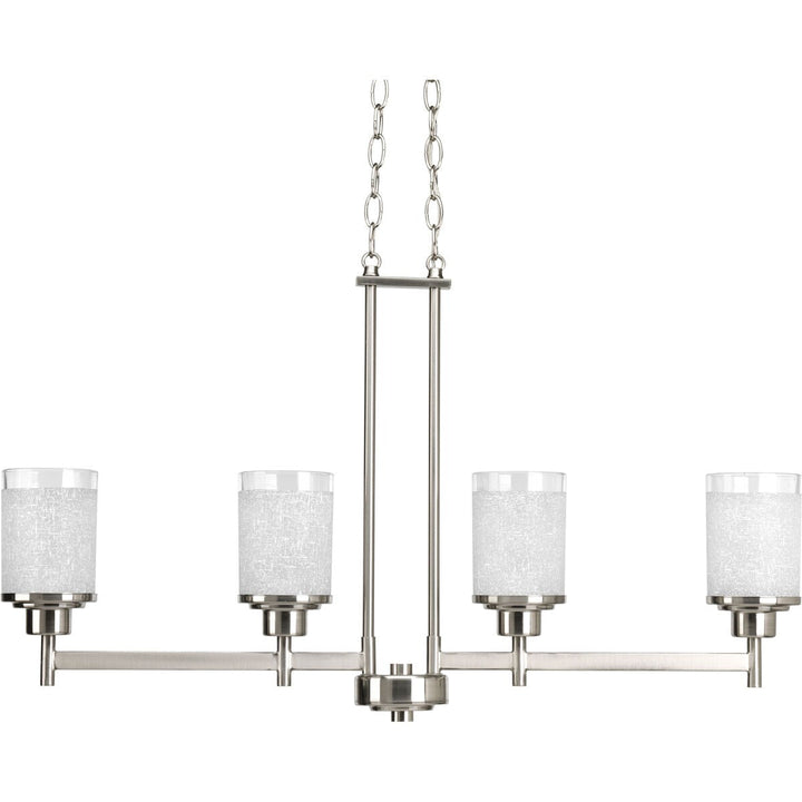 Progress Lighting Alexa 4-Light Brushed Nickel Modern/Contemporary Chandelier