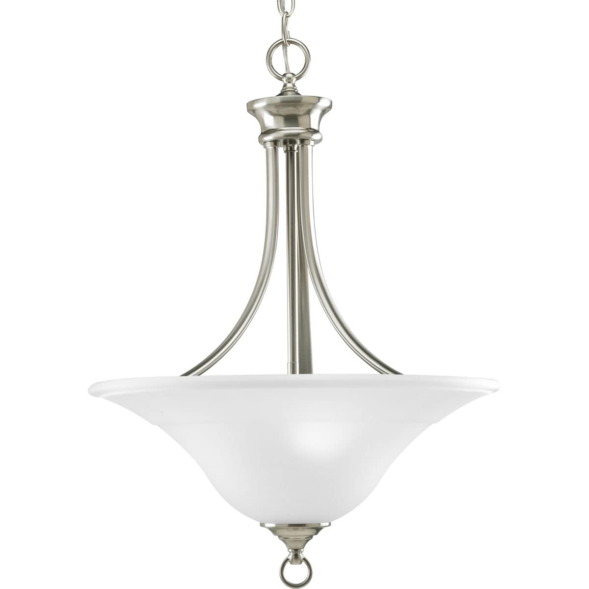 Progress Lighting Trinity 3-Light Brushed Nickel Transitional Chandelier