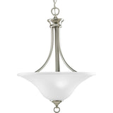Progress Lighting Trinity 3-Light Brushed Nickel Transitional Chandelier