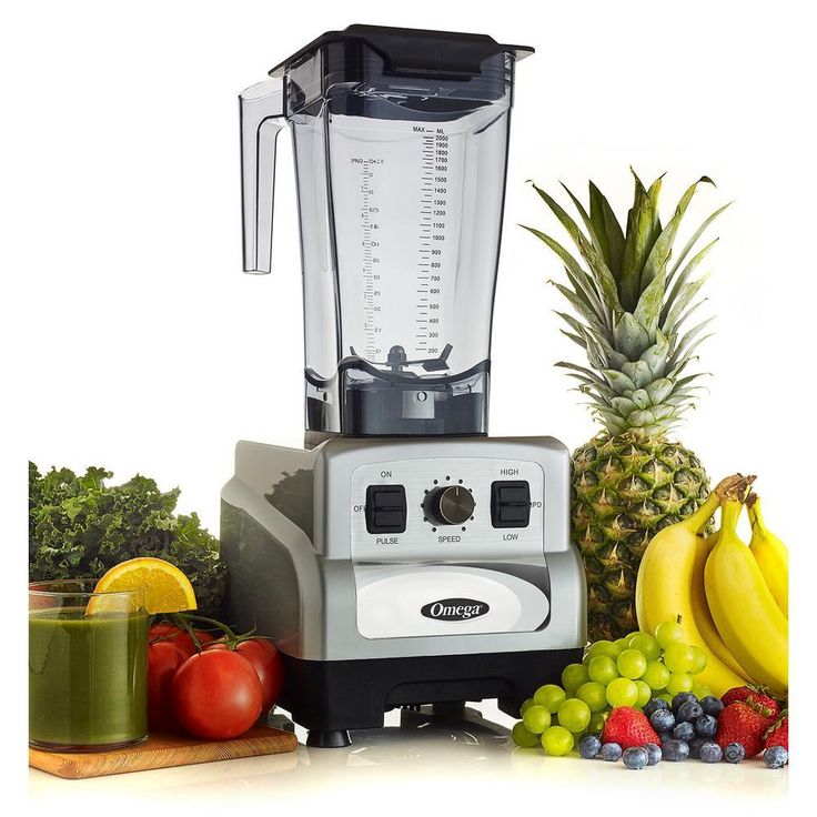 3 HP 64 oz. Variable 10-Speed Silver Blender with Container
