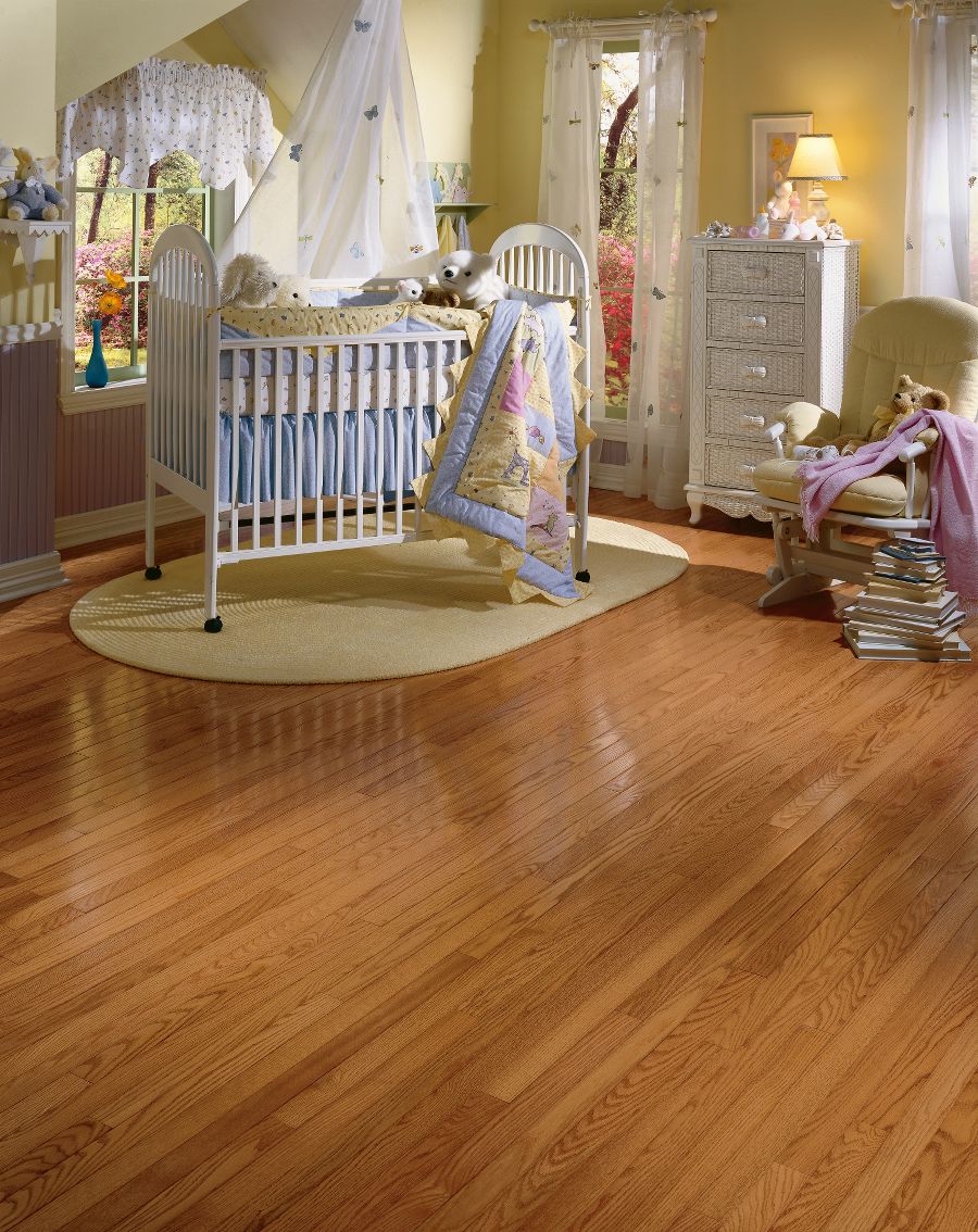 Bruce Manchester Butterscotch Oak 2-1/4-in W x 3/4-in T x Varying Length Smooth/Traditional Solid Hardwood Flooring (20-sq ft / Carton)