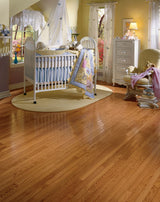 Bruce Manchester Butterscotch Oak 2-1/4-in W x 3/4-in T x Varying Length Smooth/Traditional Solid Hardwood Flooring (20-sq ft / Carton)