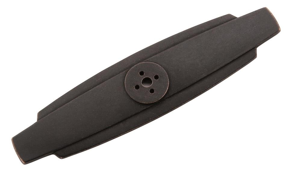 Amerock Highland Ridge 4-7/8 in (124 mm) Dark-Oiled Bronze Cabinet Knob Backplate