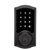 Premis Touchscreen Smart Lock Satin Nickel Single Cylinder Electronic Deadbolt Featuring SmartKey Security - Super Arbor