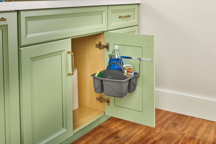 Rev-A-Shelf 9.75-in W x 8.25-in H 1-Tier Pull Out Metal Cleaning Caddy