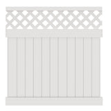 Freedom Freeport 6-ft H x 6-ft W White Vinyl Fence Panel (Unassembled)