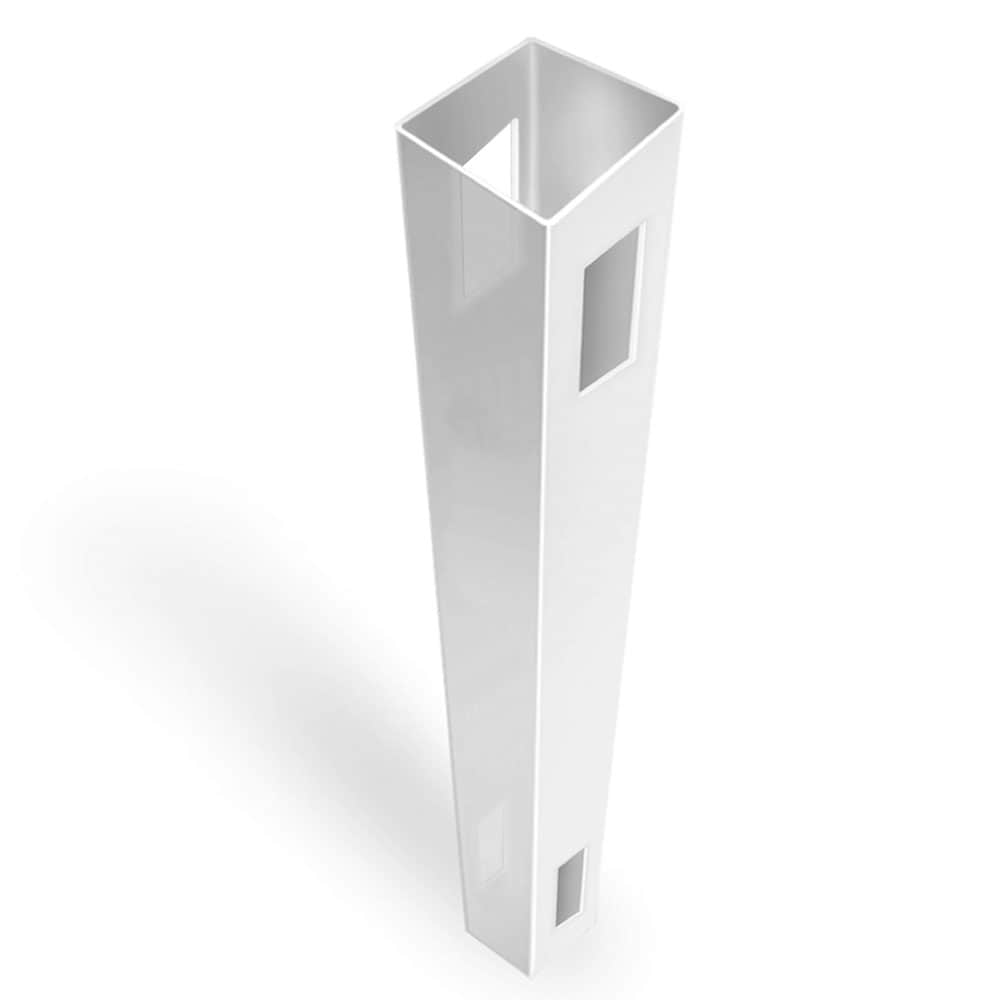 Freedom Hampton 8.5-ft H x 5-in W White Vinyl Line Fence Post (Unassembled)