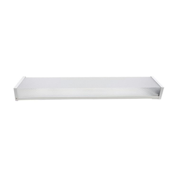 2 ft. 120-Volt 1900 Lumens White integrated LED Wraparound Light with Prismatic Lens