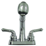 24 in. x 22 in. Polypropylene Granite Laundry Sink with 2 Hdl Non Metallic Pullout Faucet and Installation Kit - Super Arbor