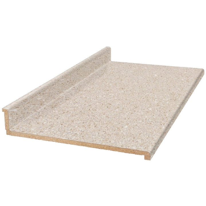 VT Dimensions Wilsonart 6-ft 4588-60 Kalahari Topaz Matte Straight Laminate Kitchen Countertop with Integrated Backsplash