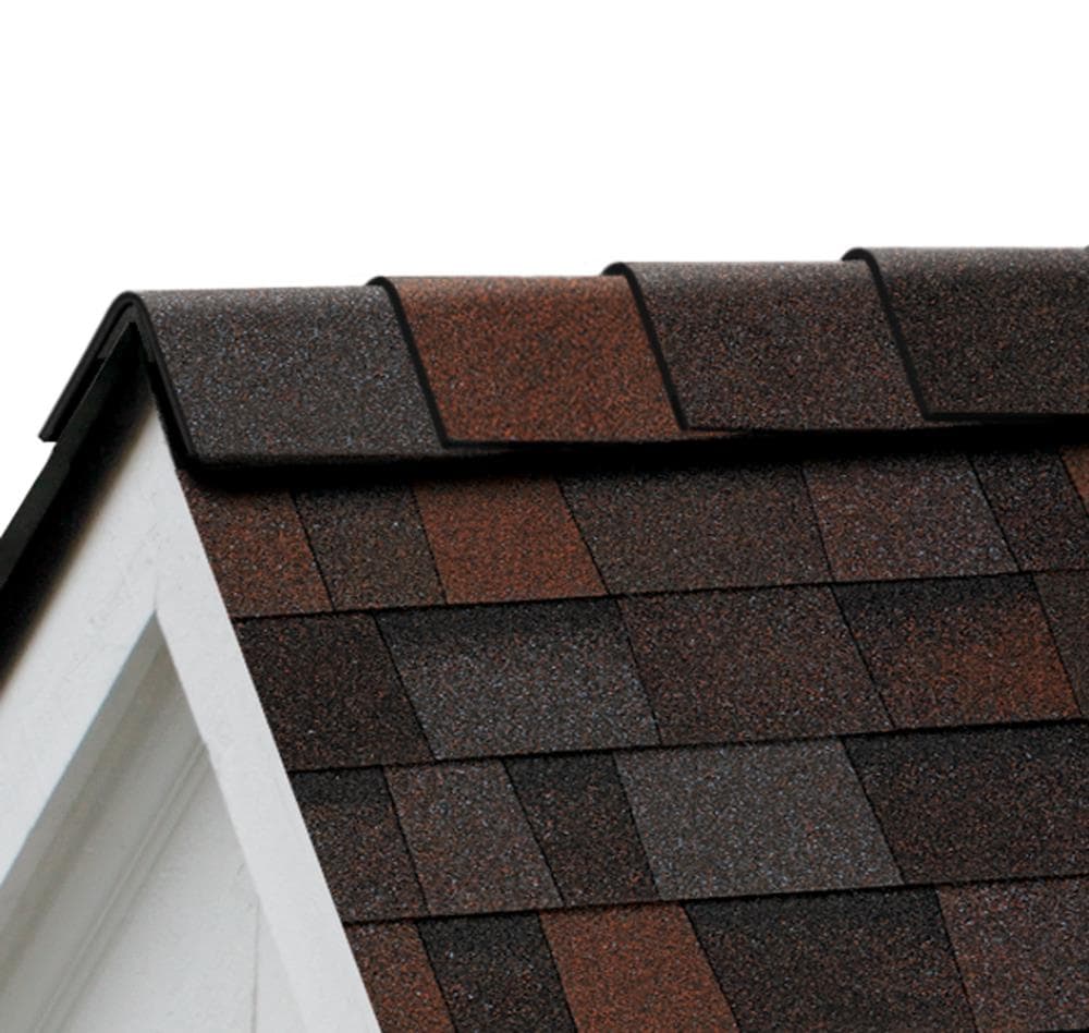 Owens Corning DuraRidge Merlot Hip & Ridge Roof Shingles, 20 Linear Ft per Bundle
