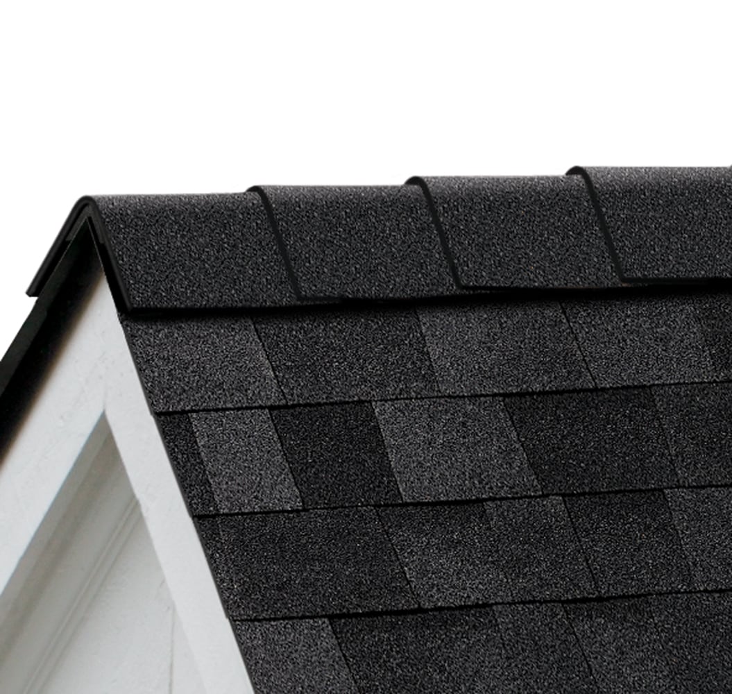 Owens Corning DuraRidge Onyx Black Hip & Ridge Roof Shingles, 20 Linear Ft per Bundle