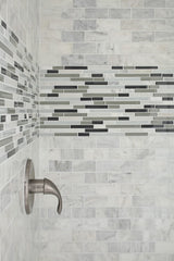 Satori Venatino 10-in x 12-in Polished Natural Stone Subway Mosaic Wall Tile (0.83-sq. ft/ Piece)