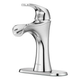 Pfister Jaida Brushed Nickel 1-handle Single Hole/4-in Centerset WaterSense Bathroom Sink Faucet with Drain - Super Arbor