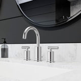 Pfister Pfister Contempra Brushed Gold 2-handle Widespread WaterSense Bathroom Sink Faucet with Drain - Super Arbor