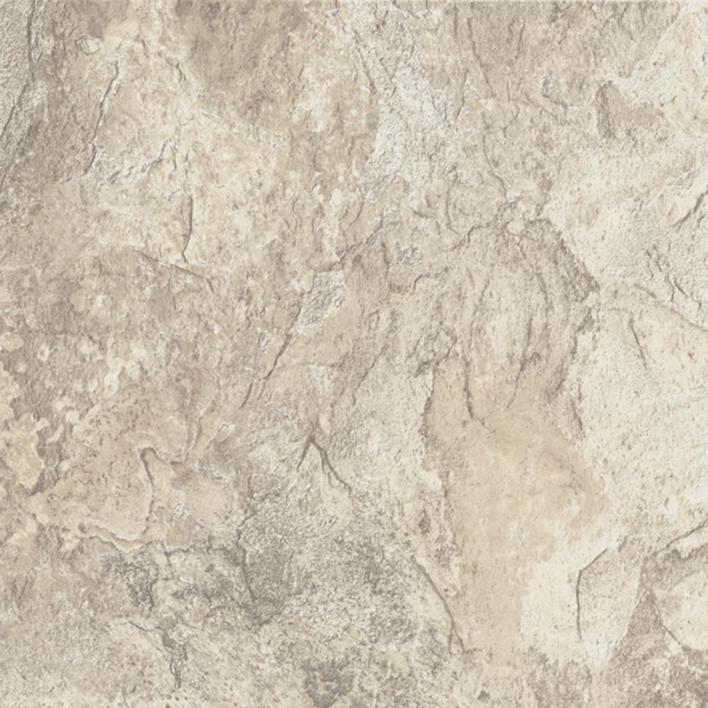 Congoleum DuraStone Sierra Slate Warm Pewter Vinyl Tile Sample